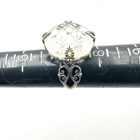 Silpada Sterling Silver Scroll Ring Size 7.5 Weight 8.3 Grams - Picture 4 of 6